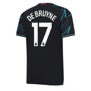Manchester City Kevin De Bruyne #17 Koszulka Trzecich 2023-24 Krótki Rękaw